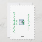 スノーイ雪だるま シーズンカード (裏面)