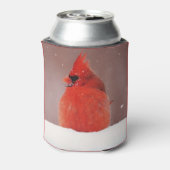 スノーイ（鳥）ショウジョウコウカンチョウレッドバードコージークーラーボックス 缶クーラー (缶裏面)