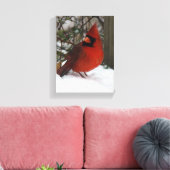 スノーイ（鳥）ショウジョウコウカンチョウ キャンバスプリント (インサイチュ (リビング))