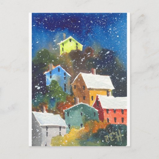 スノーウィヒルサイドハウシズ ポストカード (正面)