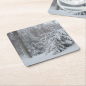 スノーウィホリデーコースター スクエアペーパーコースター (アングル)