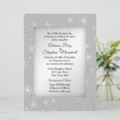 スノーウィンターウェディング招待状 招待状 (スタンド正面)