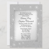 スノーウィンターウェディング招待状 招待状 (正面)