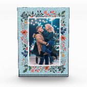 スノーウィンターフローラファミリー写真 フォトブロック (正面)