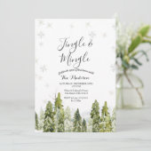 スノーウィーウィンタージングル&ミングルウィンター招待状 招待状 (スタンド正面)