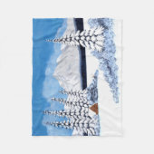 スノーウィーウィンタースモールフリースブランケット フリースブランケット (正面)