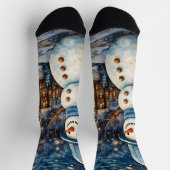 スノーウィーウィンタータウンワンダーランド ソックス (上部)