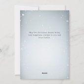 スノーウィーウィンタービレッジフォーフォトコラージュ シーズンカード (裏面)