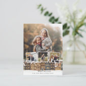 スノーウィーウィンタービレッジフォーフォトコラージュ シーズンポストカード (スタンド正面)