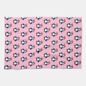 スノーウィーウィンターペンギン キッチンタオル (横)