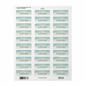 スノーウィーウィンターホリデイ差出人住所ラベル ラベル (フルシート)