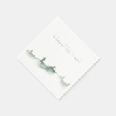 スノーウィーウィンターホリデー スタンダードカクテルナプキン (角)