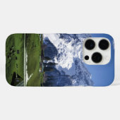 スノーウィーウィンターマウンテンオッターボックス Case-Mate iPhoneケース (裏面 (横))