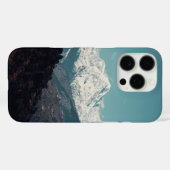 スノーウィーウィンターマウンテンオッターボックス Case-Mate iPhoneケース (裏面 (横))