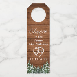 スノーウィーウッド&フォレストカントリー応援ブライダルシャワー ボトルネックタグ