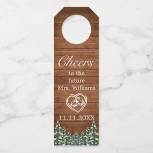 スノーウィーウッド&フォレストカントリー応援ブライダルシャワー ボトルネックタグ