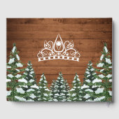 スノーウィーウッド&フォレストルーラルティアラスウィート16誕生日 ゲストブック (裏面)