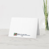 スノーウィーカントリーロードクリスマスカード シーズンカード (裏面)