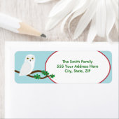 スノーウィークウルホリデークリスマス差出人住所ラベル ラベル (インサイチュ)