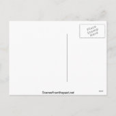 スノーウィークリスマスインニューヨークシティヴィンテージ シーズンポストカード (裏面)