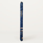 スノーウィークリスマスハウスとサンタ Case-Mate iPhoneケース (裏面/右)