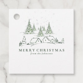 スノーウィークリスマスビレッジ フェイバータグ