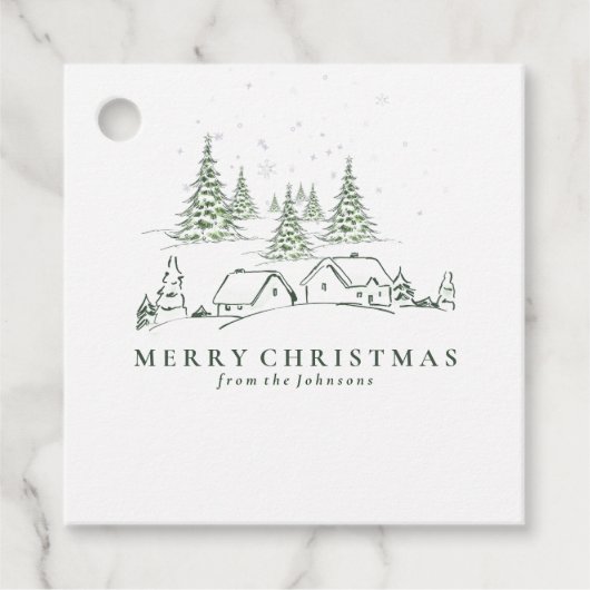 スノーウィークリスマスビレッジ フェイバータグ (正面)