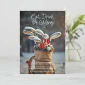 スノーウィーゴルフウィンターシーズンシーズホリデーパーティー 招待状 (スタンド正面)