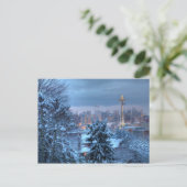 スノーウィーシアトルの景色 シーズンポストカード (スタンド正面)