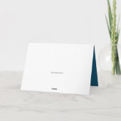 スノーウィースリークリフスベイビーチゴーワークリスマスカード シーズンカード (裏面)