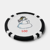 スノーウィーズブラック100ストライプのトランプのポーカーチップ ポーカーチップ (シングル)