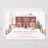 スノーウィーニューホームフォーザホリデイズホリデームービング 案内状 (正面)