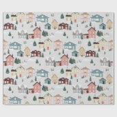 スノーウィーハウシズ ラッピングペーパー (フラット)