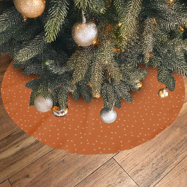 スノーウィービレッジスノーフレーク冬のナイトクリスマス ブラッシュドポリエステルツリースカート