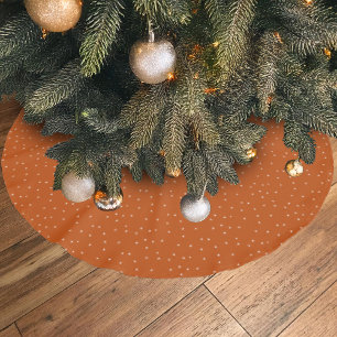 スノーウィービレッジスノーフレーク冬のナイトクリスマス ブラッシュドポリエステルツリースカート