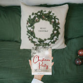 スノーウィーフィートウィグスクリスマス招待状 招待状