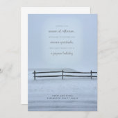 スノーウィーフィールドビジネスホリデーカード (正面/裏面)