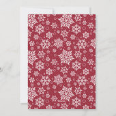 スノーウィーフォトブースホリデイフォトコラージュカード シーズンカード (裏面)