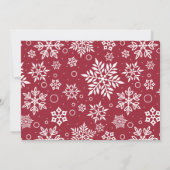 スノーウィーフォトブースホリデーフォトコラージュカード シーズンカード (裏面)