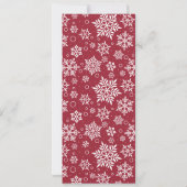 スノーウィーフォトブースホリデーフォトコラージュカード シーズンカード (裏面)