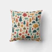 スノーウィーフォレスト装飾用クッション クッション (裏面)