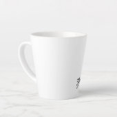 スノーウィーホワイトグッドモーニング カフェラテマグ (左アングル)