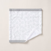 スノーウィーホワイトホリディツリーズ バスタオルセット (ウォッシュタオル)