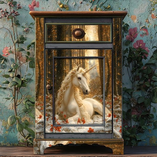 スノーウィーホワイトユニコーンウィンターフェアユタールキャッスル魔法 薄葉紙