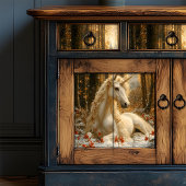 スノーウィーホワイトユニコーンウィンターフェアユタールキャッスル魔法 薄葉紙