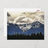 スノーウィーマウンテンズアットレイクテカポニュージーランドハガキ ポストカード (正面/裏面)