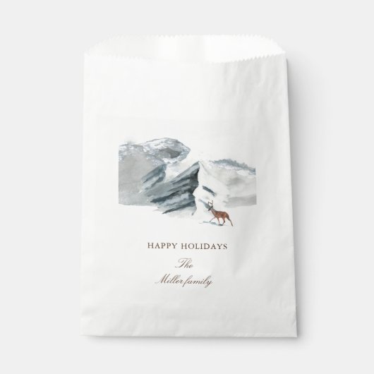 スノーウィーマウンテンズウッドランドエレガントホリデイ フェイバーバッグ (正面)