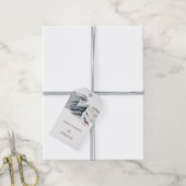 スノーウィーマウンテンズウッドランドホリデイメッセージカード ギフトタグ (より糸付き)