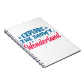 スノーウィーワンダーランドを探索 ノートブック (右側)