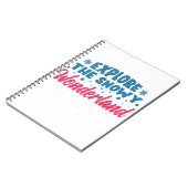 スノーウィーワンダーランドを探索 ノートブック (左側)